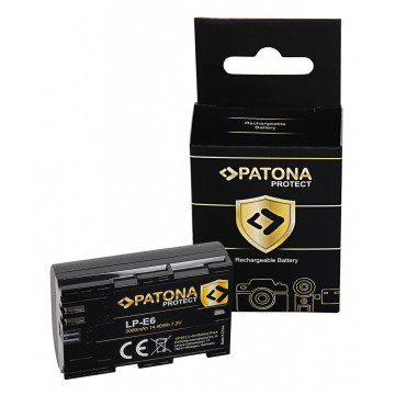 PATONA PROTECT Battery f. Canon LP-E6 LPE6 EOS R EOS 60D 70D 5D 6D 7D Mark III