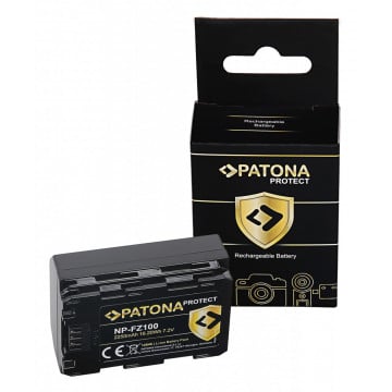 PATONA PROTECT Battery f. Sony NP-FZ100 A7 III A7M3 Alpha 7 III A7 R III A7RM3 Alpha 7 R III A9 Alpha 9