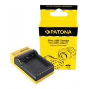 PATONA Slim micro-USB Charger f. Fujifilm Fuji NP-W126 FinePix HS30 EXR HS30EXR HS-30EXR HS33