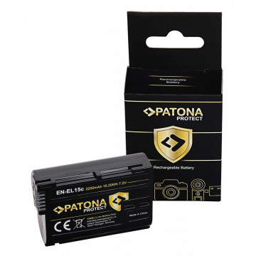 PATONA PROTECT Battery f. Nikon Z5 Z6 Z7 D500 D800 D850 D7000 D7100 D7200 VFB12802 EN-EL15C