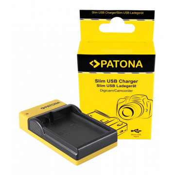 PATONA Slim micro-USB Charger f. Nikon EN-EL15 1 V1 EN-EL15 D600 D610 D7000 D7100 D800 D8000