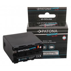PATONA Platinum Battery f. Sony NP-F970 F960 F950 incl. Powerbank 5V/2A USB Output 10500mAh and Micro USB Input