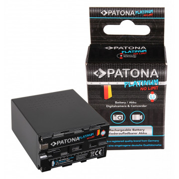 PATONA Platinum Battery f. Sony NP-F970 NP-F960 NP-F950 with Tesla cells in heat resistant V1 case 10.000mAh