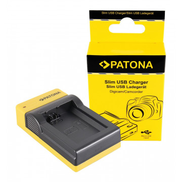 PATONA Slim micro-USB Charger f. Sony NP-FW50 NEX A33 A55 NEX.3 NEX.3C NEX.5 NEX.5A NEX.5C