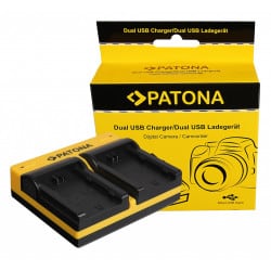 PATONA Dual charger f. Fuji NP-W235 Fujifilm XT-4 XT4