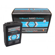 V-Mount Battery PATONA Platinum NANO V50 with 47Wh RED ARRI