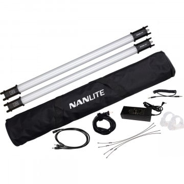 Nanlite Pavotube 15C Dual Kit (w/ Battery)