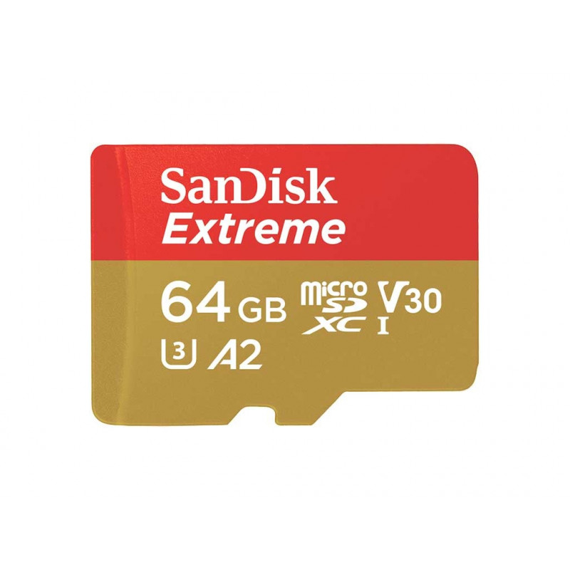 SANDISK CARTE MICRO SD EXTREME V30 UHS-I A2