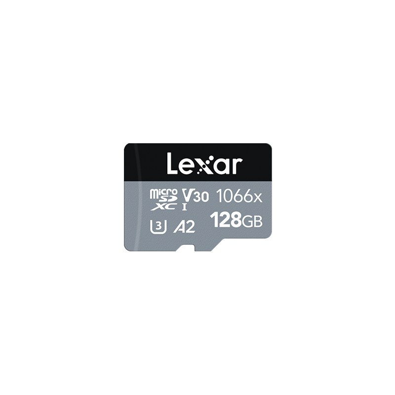 LEXAR CARTE MICRO SDXC PROFESSIONAL UHS-I 1066X SILVER