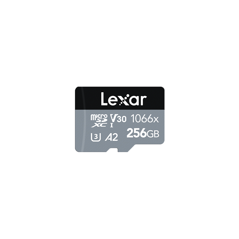 LEXAR CARTE MICRO SDXC PROFESSIONAL UHS-I 1066X SILVER