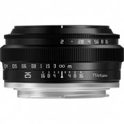 TTARTISAN OBJECTIF APS-C 25MM F/2 NOIR