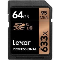 LEXAR CARTE SDXC 64GB...