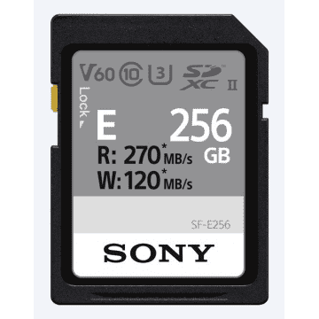 SONY CARTE SDXC USH-II 256GB ENTRY SF-E SERIES
