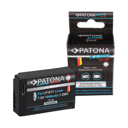 PATONA BATTERIE PLATINUM CANON LP-E17 USB-C (1000MAH)