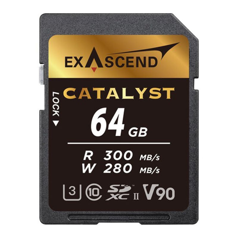 EXASCEND CARTE SD UHS II V90 CATALYST