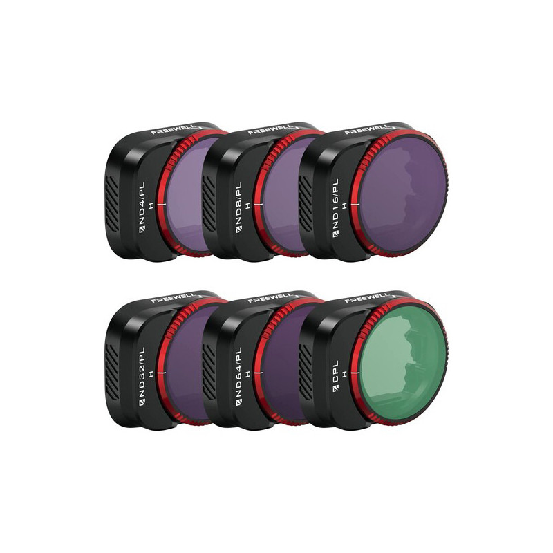 FREEWELL SET DE 6 FILTRES POUR DJI MINI 3 & MINI 3 PRO FREEWELL SET DE 6 FILTRES POUR DJI MINI 3 & MINI 3 PRO