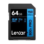 LEXAR CARTE SDXC PROFESSIONAL UHS-I 800X V-30 BLUE SERIE