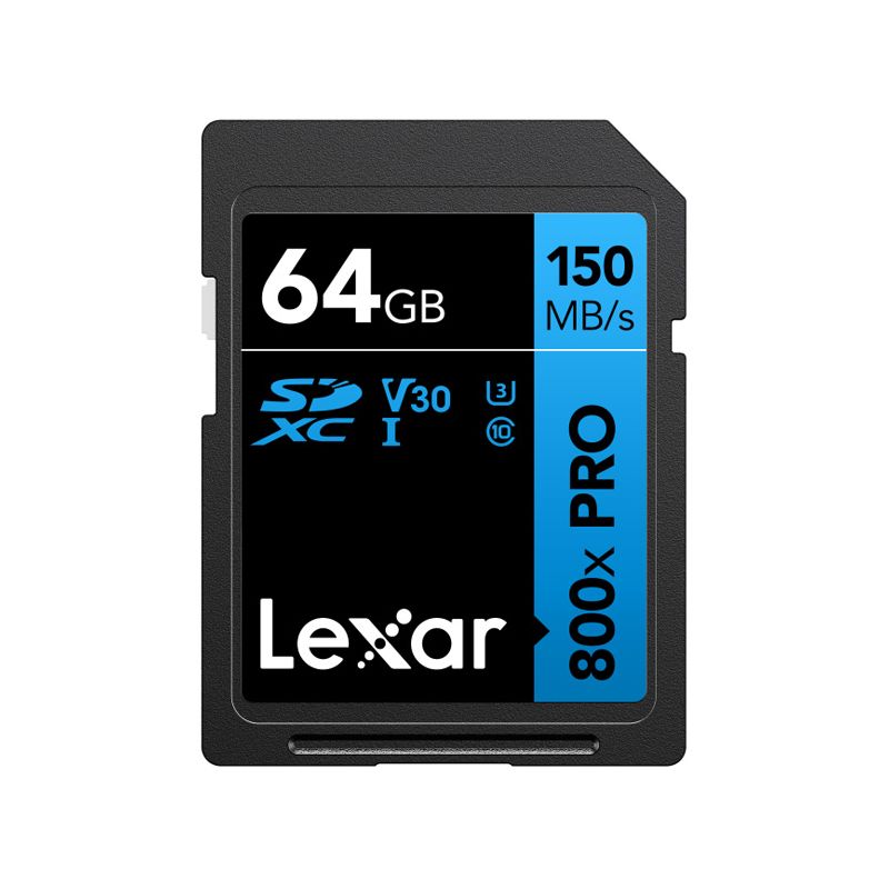 LEXAR CARTE SDXC PROFESSIONAL UHS-I 800X V-30 BLUE SERIE