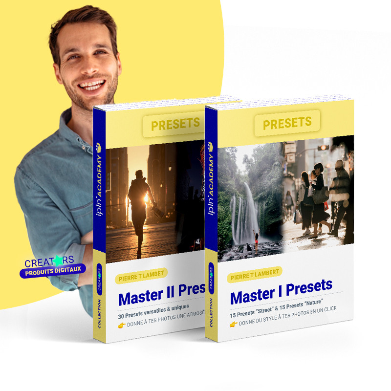 PIERRE T. LAMBERT PACK DE 60 PRESETS LIGHTROOM MASTER I + II