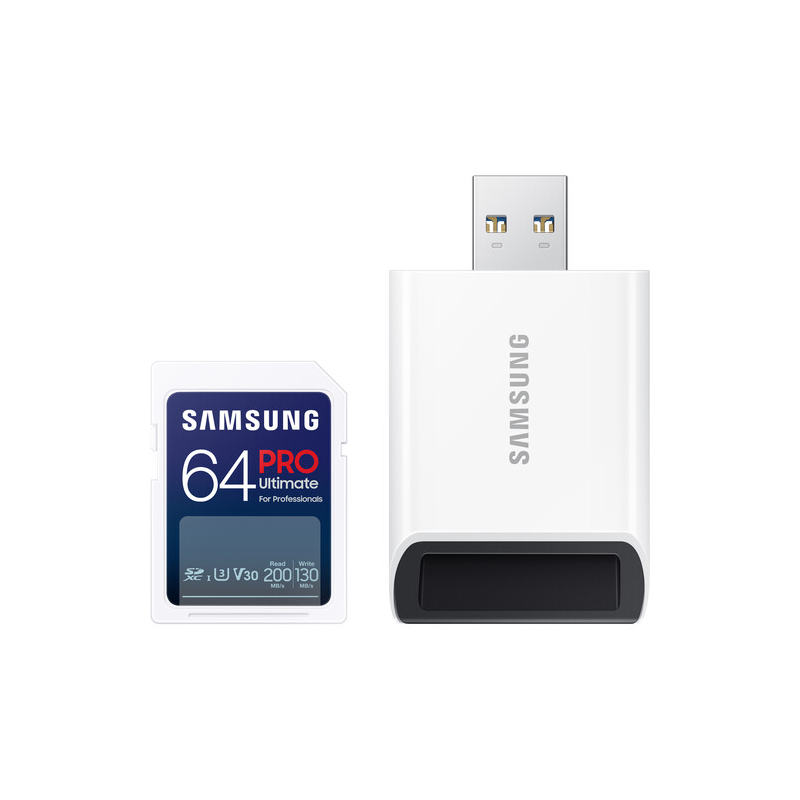 SAMSUNG CARTE SD PRO ULTIMATE UHS-I W130/R200MB/S