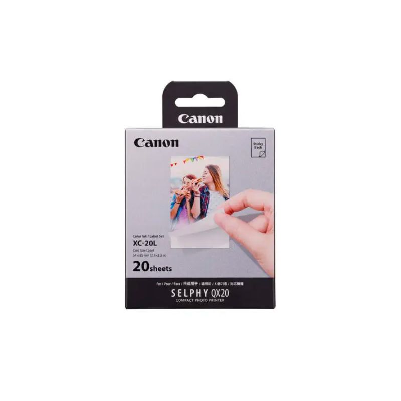 CANON PAPIER PHOTO INSTANTANÉ POUR SELPHY SQUARE QX20