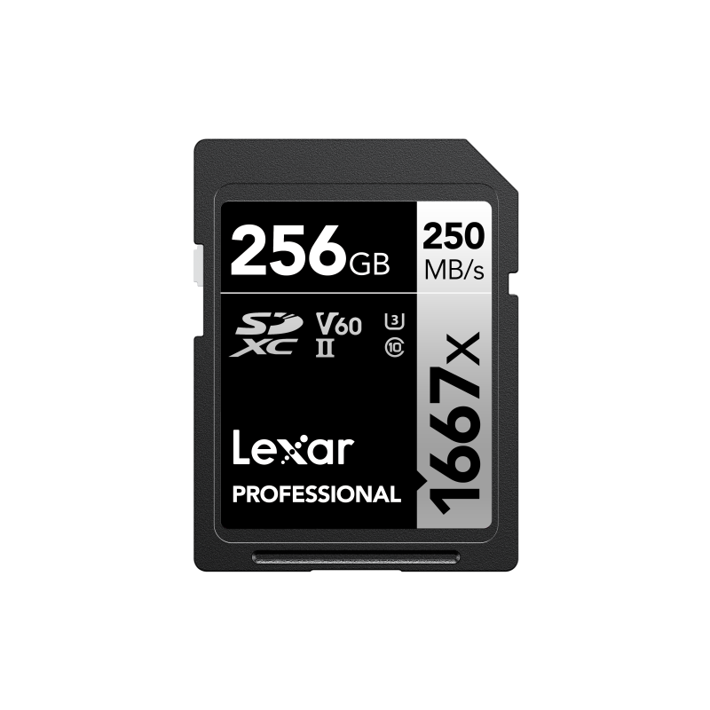 LEXAR CARTE MEMOIRE SD SILVER PRO UHS-I/II V30/60