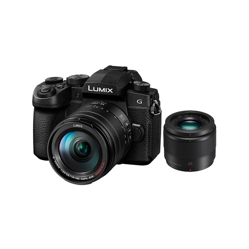 PANASONIC HYBRIDE LUMIX DC-G90 + 14-140MM F/3.5-5.6 OIS + G 25 mm f/1.7