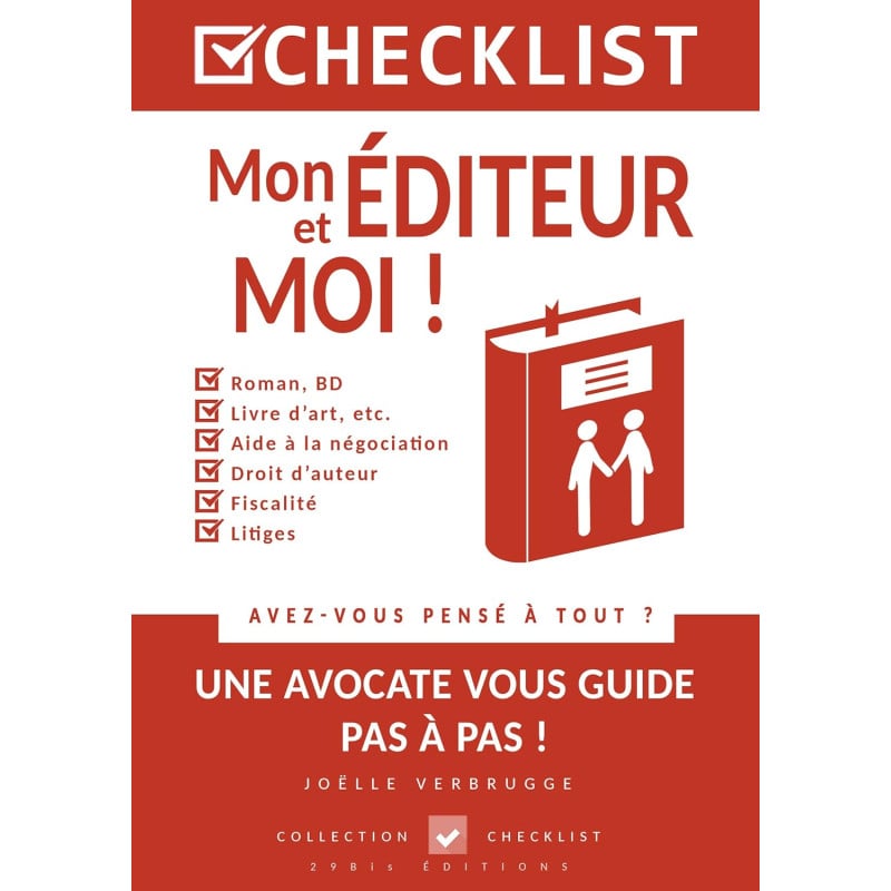 JOELLE VERBRUGGE CHECKLIST MON EDITEUR ET MOI