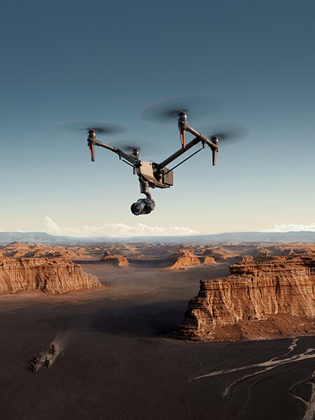 Nouveau drone DJI inspire 3 en vol